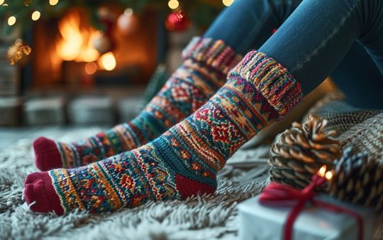 Célébrer les fêtes avec des chaussettes festives