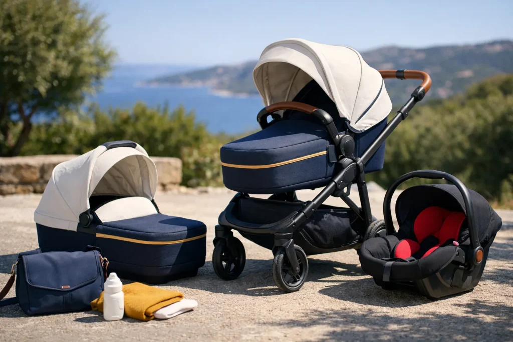 Trouver la poussette 3 en 1 idéale : alliant confort, style et praticité