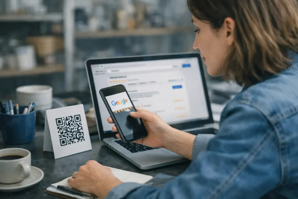Comment un QR Code peut booster vos avis Google