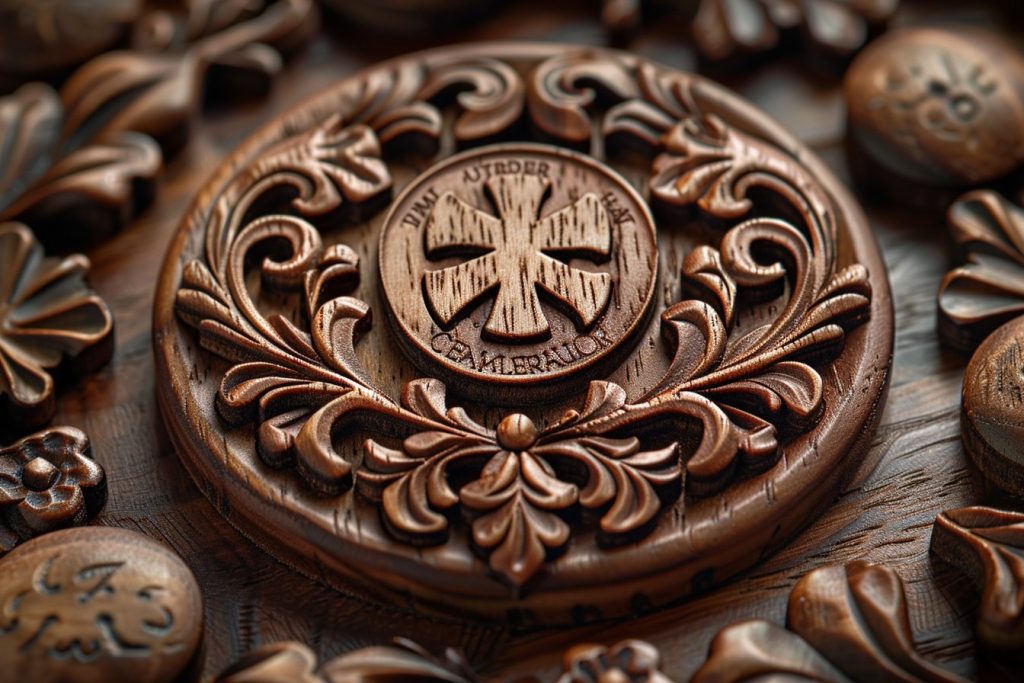 Badge pharmacien en bois personnalisé : une touche naturelle professionnelle