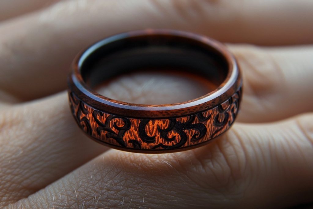 Bague en bois pour homme : une touche d&rsquo;originalité intemporelle