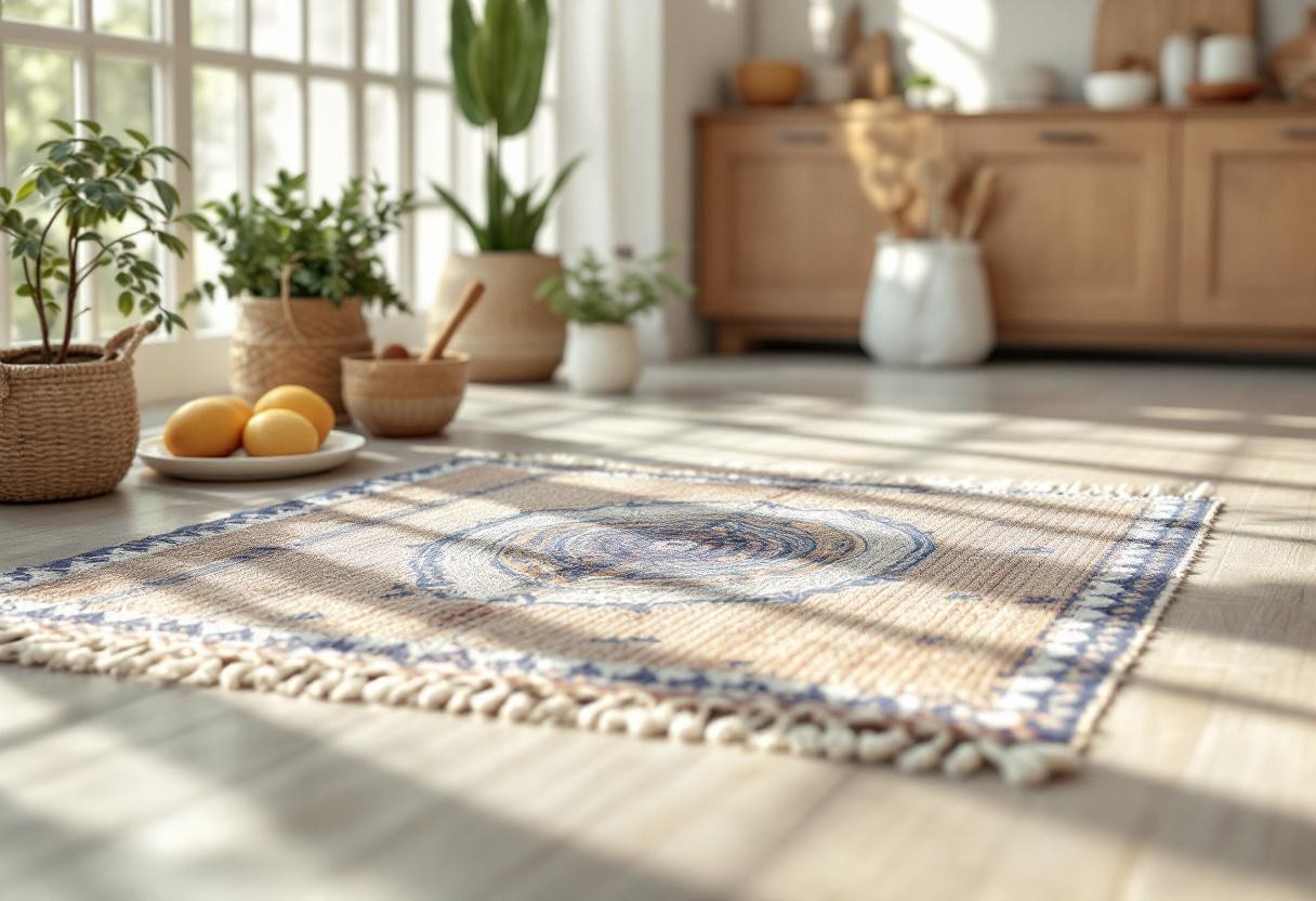 Tapis d’été : comment garder une cuisine fraîche et stylée avec des tapis aérés