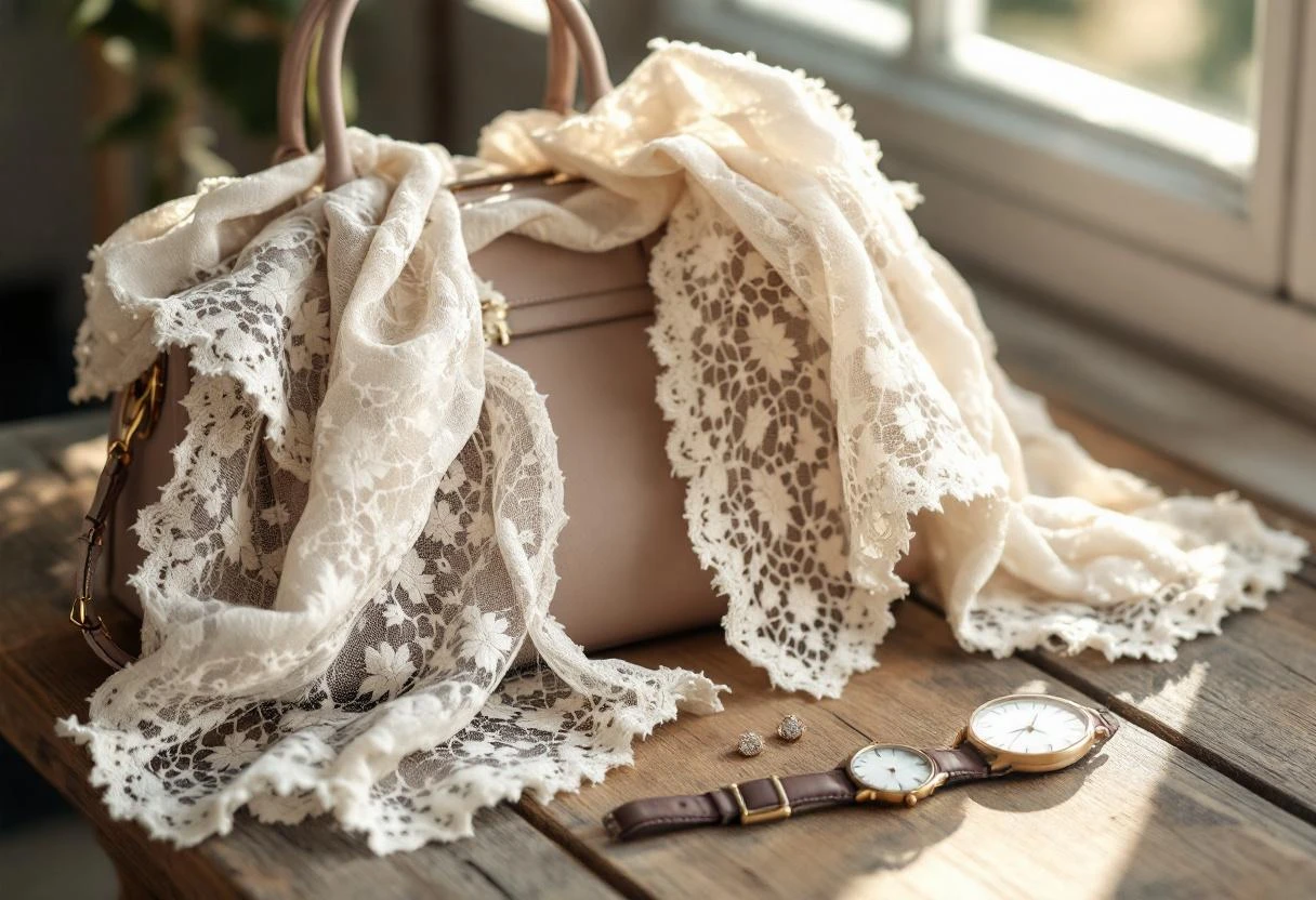 Secrets de style : comment associer la dentelle à vos accessoires sans fausse note