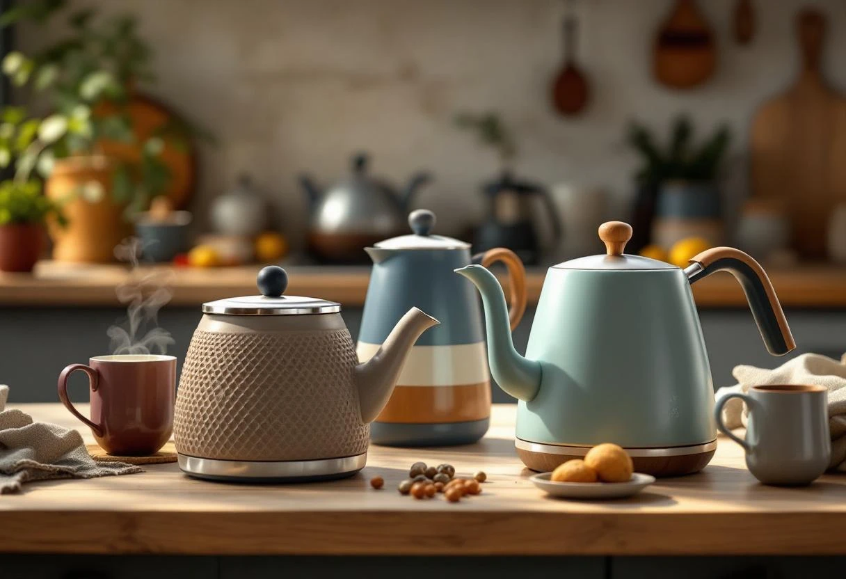 5 bouilloires compactes idéales pour les petits espaces ou les studios
