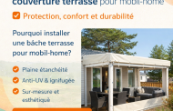 Guide complet sur les bâches de couverture terrasse pour mobil-home : protection, confort et durabilité