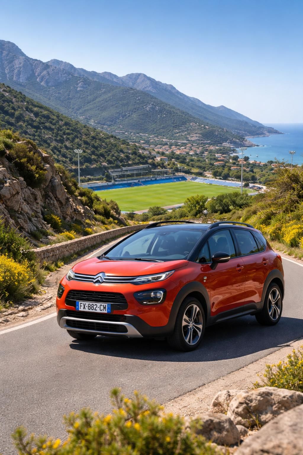 découvrez pourquoi la citroën c3 aircross est la voiture favorite des corses vivant hors de l'île pour rejoindre les stades de football, alliant confort et praticité.