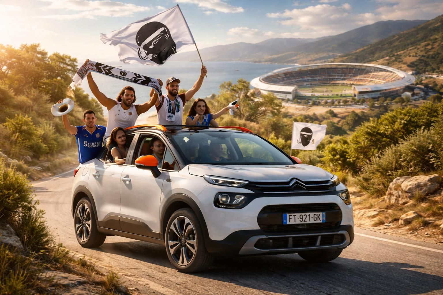 Diaspora corse : Citroën C3 Aircross préférée des insulaires pour rallier les stades de football