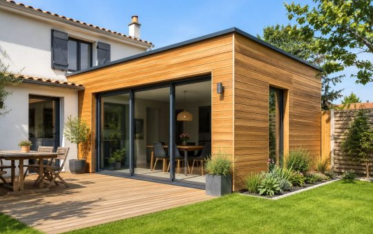 Au lieu de déménager, pourquoi ne pas réaliser une extension en bois de votre maison individuelle ?