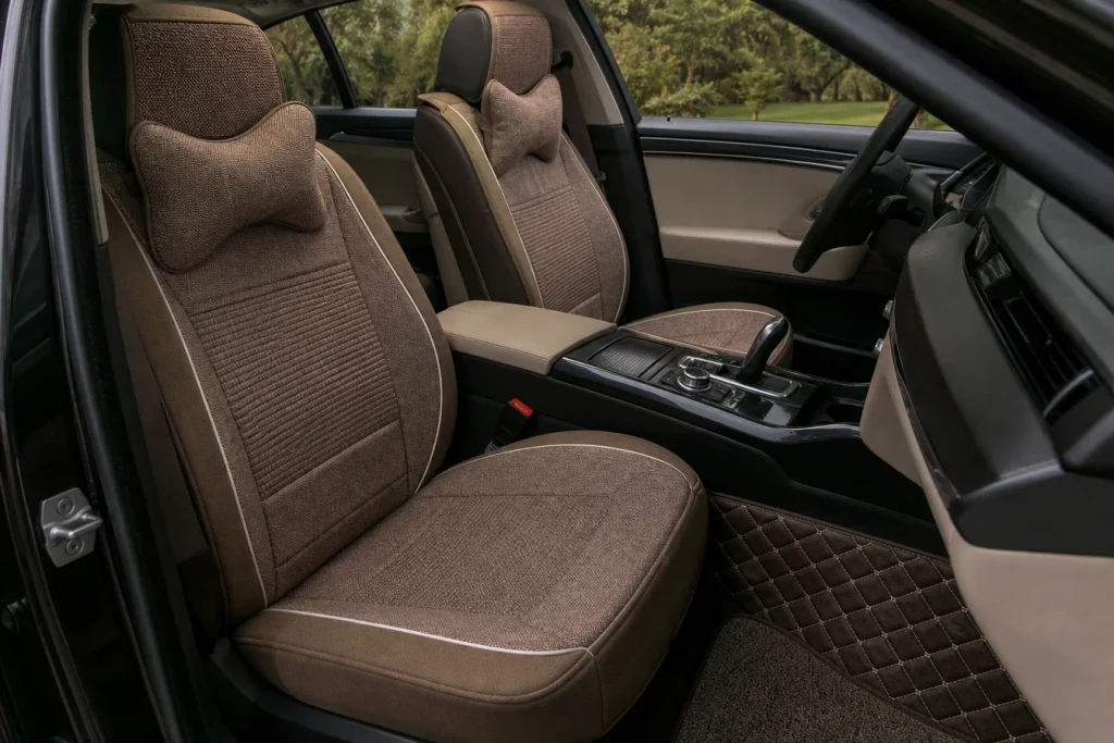Protéger l&rsquo;intérieur de sa voiture au quotidien : coussins et tapis adaptés à tous les modèles