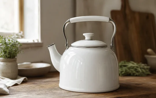 Bouilloire blanche : élégance et simplicité dans votre cuisine